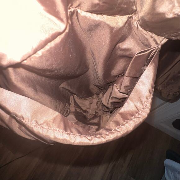 Chico‘s Synergy Womens Size 3 Windbreaker Drawstring Snap Lined Y2K roll-tab - Picture 8 of 13